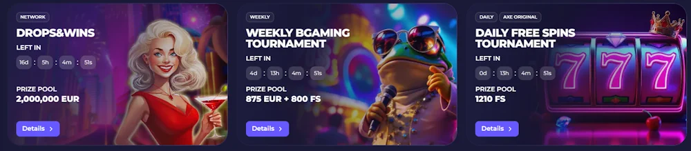 Axe Casino Promotions